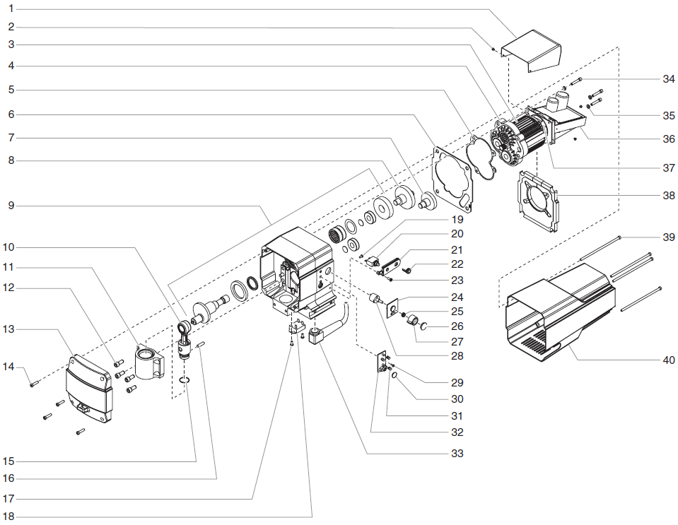 Performer 1140ix Drive Assembly